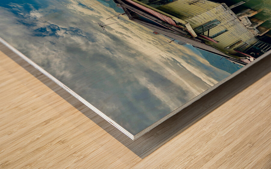 Sim Sim Traditional Floating Village in Sandakan 10 Wood print