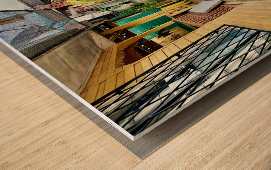 Sim Sim Traditional Floating Village in Sandakan 6 Wood print