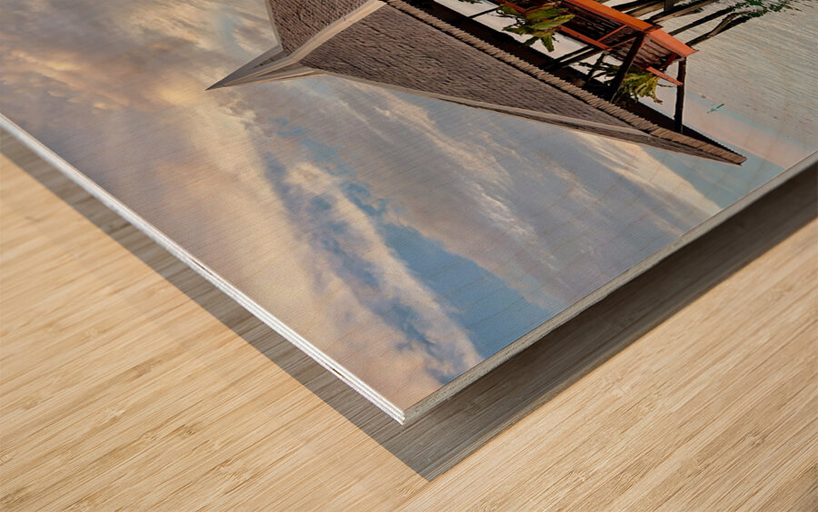 Semporna Marina Borneo 2 Wood print