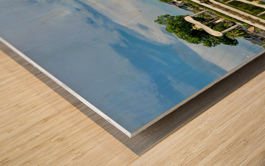 Omar Ali Saifuddien Mosque Collection Brunei 10 Wood print