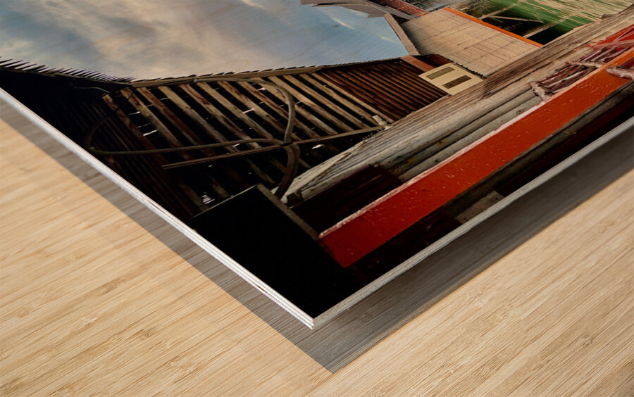 Semporna Marina Borneo 4 Wood print