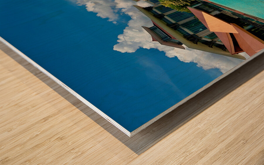 The Empire Brunei 7 Wood print