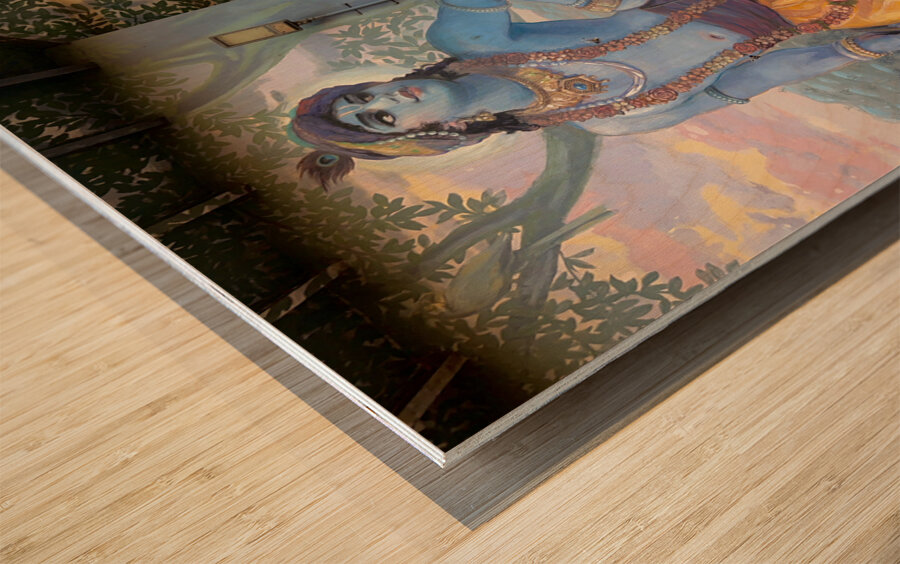 Vrindavan ISKCON Temple India 2 Wood print