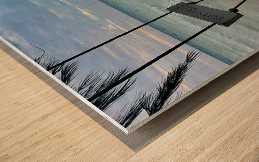 The Storm is coming Koh Tao Wood print