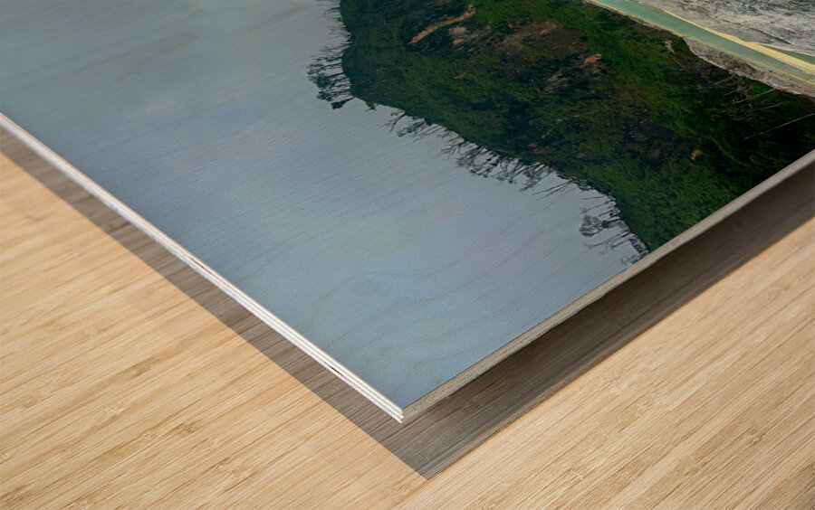 White Crater Java Indonesia 2 Wood print