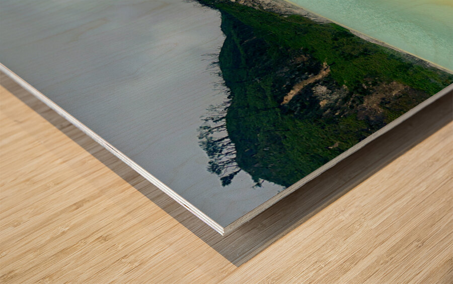 White Crater Java Indonesia 3 Wood print