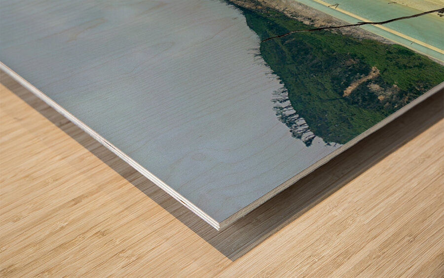 White Crater Java Indonesia 1 Wood print