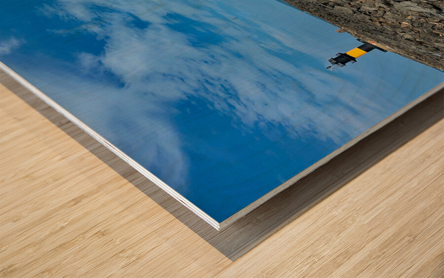 Black Rocks Lighthouse Udo South Korea Wood print