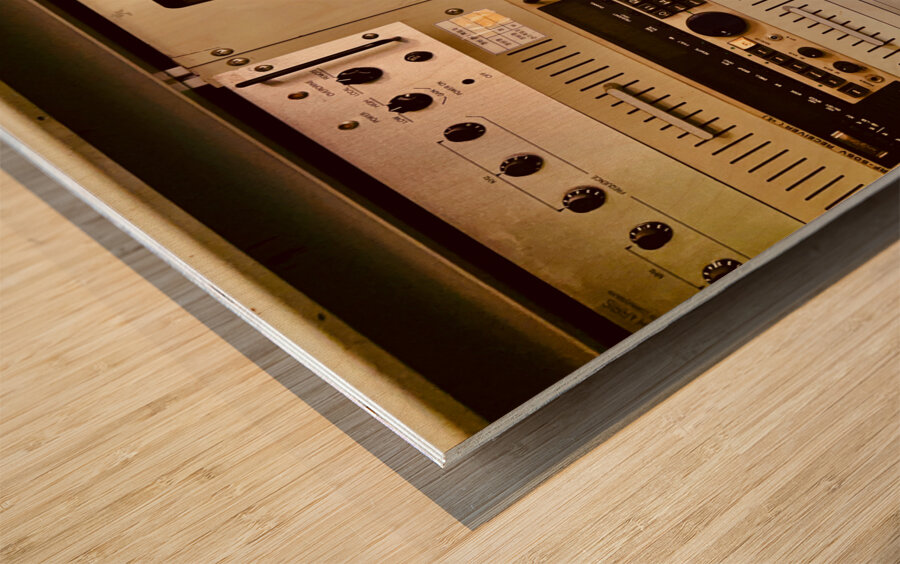 Army Communication Devices Seoul South Korea Wood print