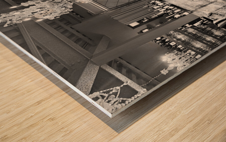 Chic Bistro Seoul South Korea Wood print