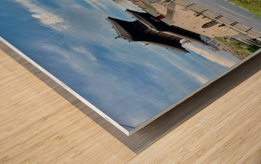 Heunginjimun Street View Seoul South Korea Wood print