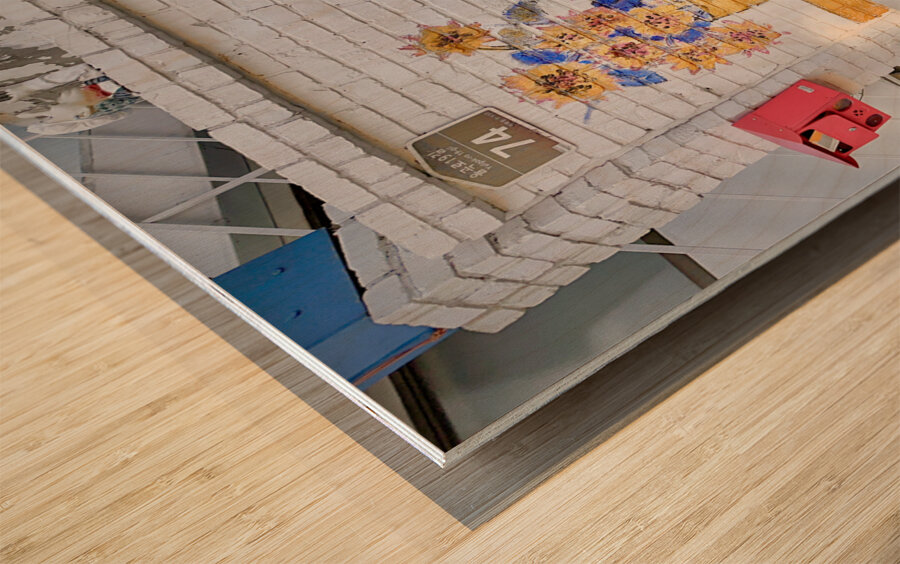 Ihwa Mural Village Seoul Korea 3 Wood print