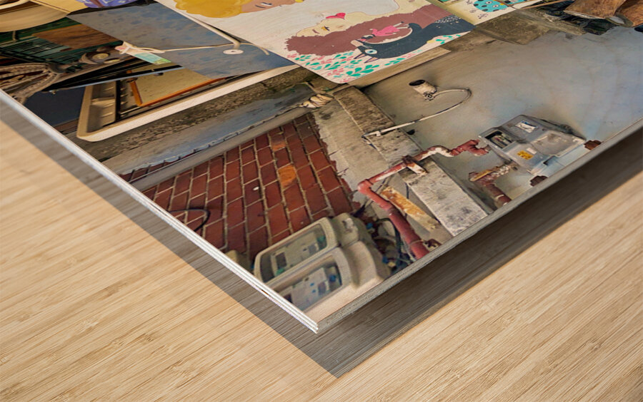 Ihwa Mural Village Seoul Korea 9 Wood print