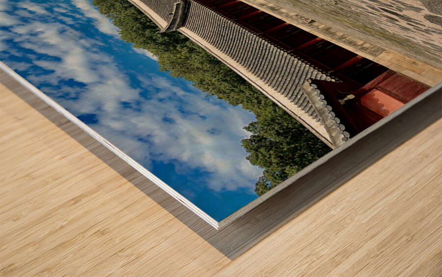 Jongmyo Shrine Seoul South Korea 3 Wood print