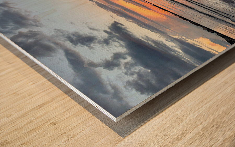 Newlyweds Sunset Beach Jeju South Korea 4 Wood print