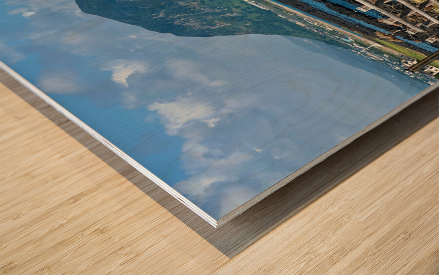 Sanbangsan Mount Jeju South Korea 2 Wood print