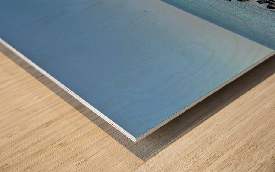 The Gazebo Jeju South Korea Wood print