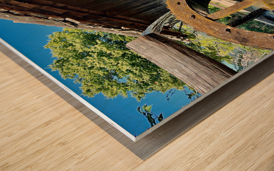 Water Wheel Seoul South Korea Impression sur bois