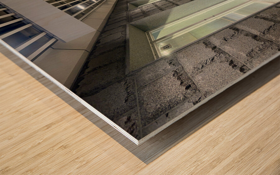 The Fancy Tunnel Seoul Korea Wood print