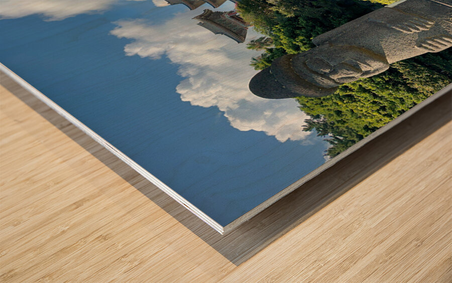 Yakcheonsa Temple Jeju South Korea 1 Wood print