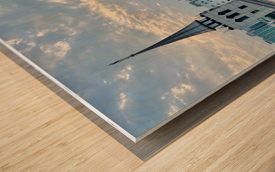 City View Behind the Wall Seoul South Korea 3 Wood print