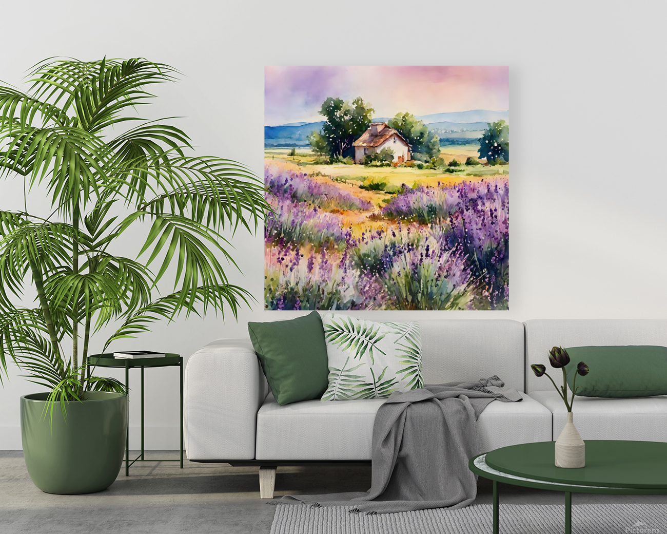 Lavender Meadow Reproduction