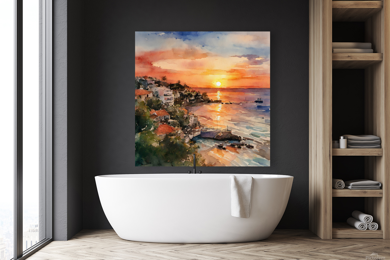 Beach Sunset Reproduction