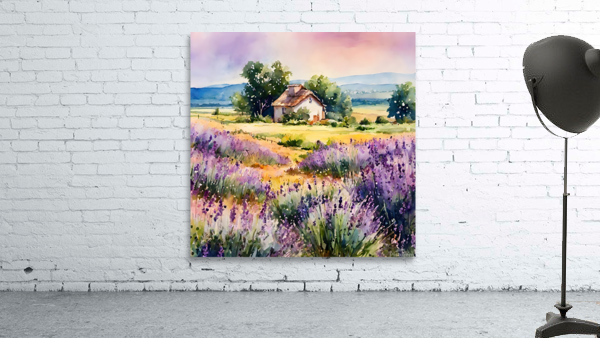 Lavender Meadow Wall Preview