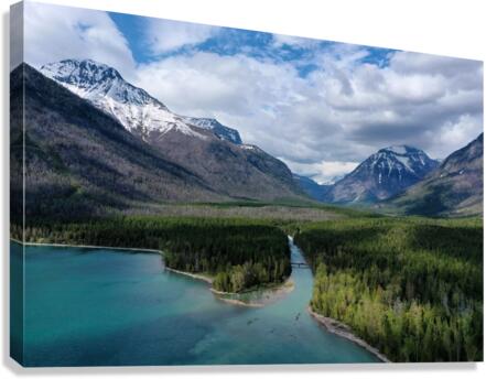 McDonald Lake Canvas Print