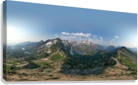 Mission Mountians 360 Canvas Print