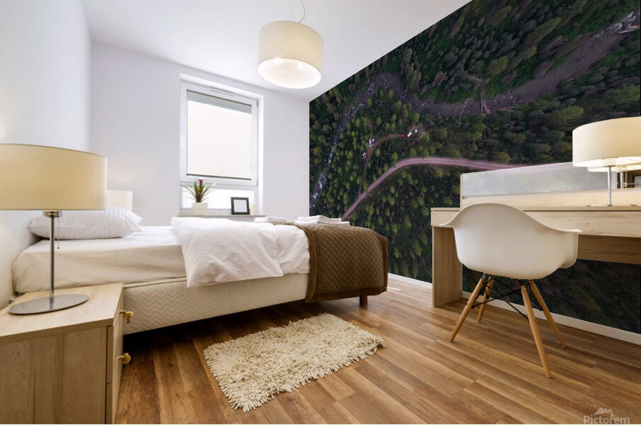 Creek Camping Mural print