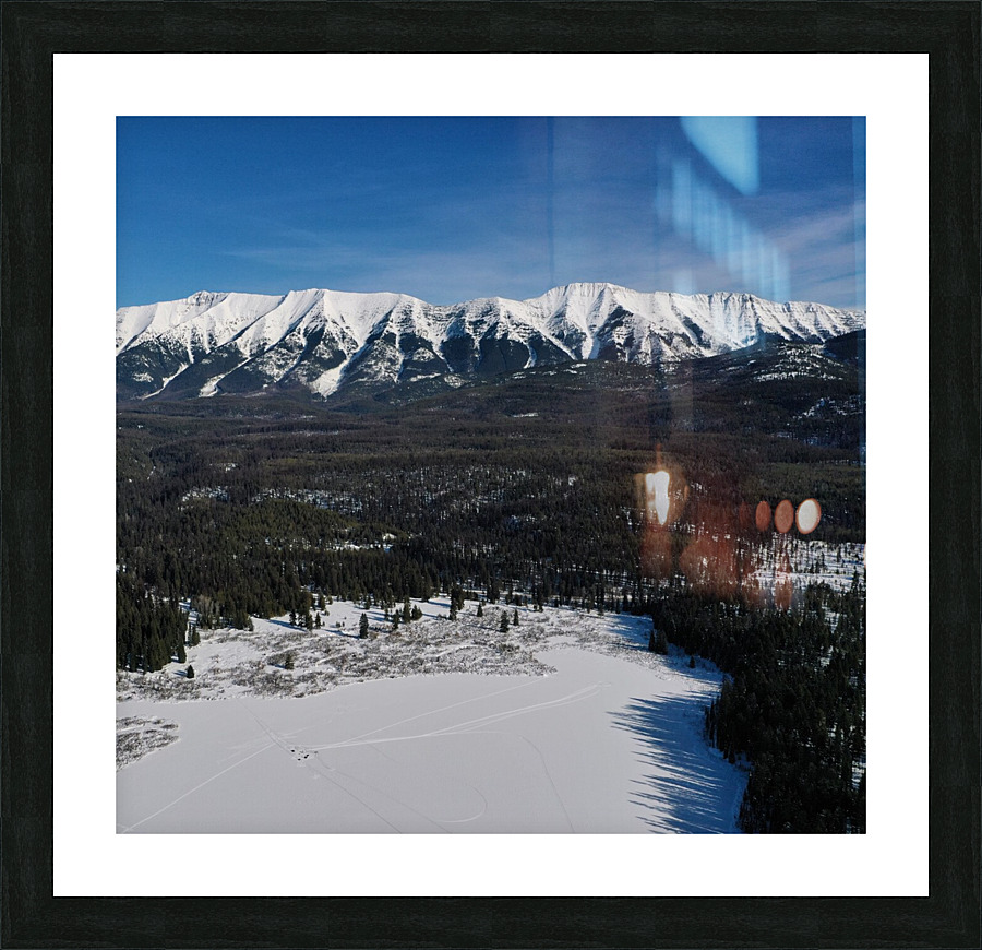 Rainy Lake Picture Frame print