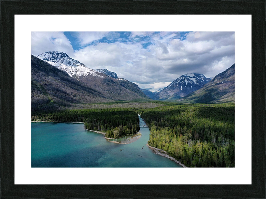 McDonald Lake Picture Frame print