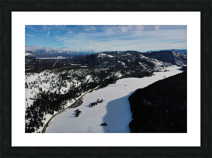 Salmon Lake Picture Frame print