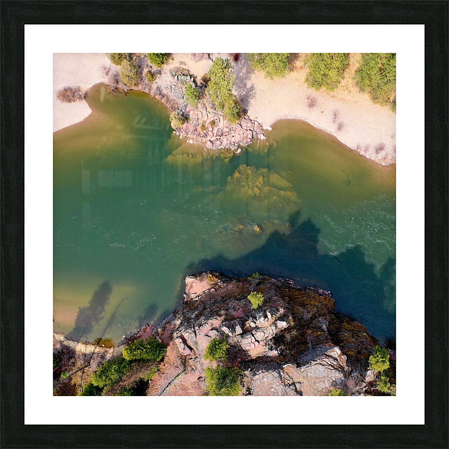 Blackfoot River  Picture Frame print