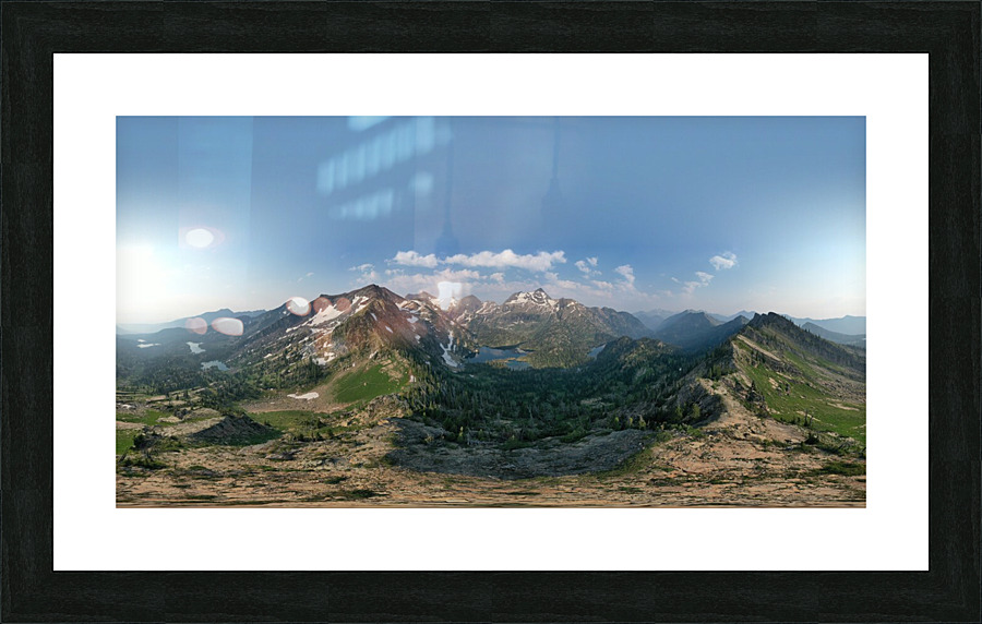 Mission Mountians 360 Picture Frame print