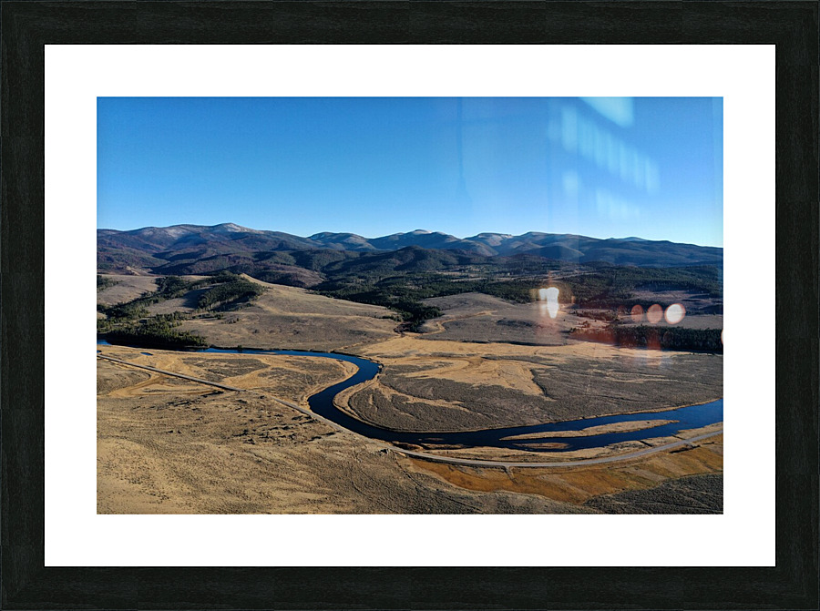 Big Hole Valley Picture Frame print