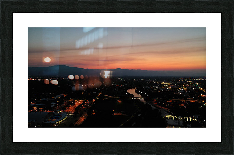 Missoula Sunset Picture Frame print