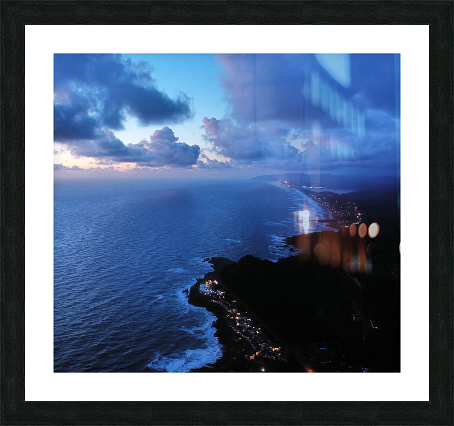 Oregon Coast Sunset Picture Frame print