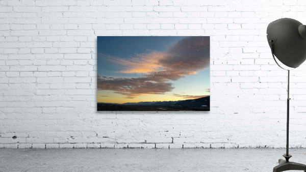 Bitterroot Valley Sunset Wall Preview