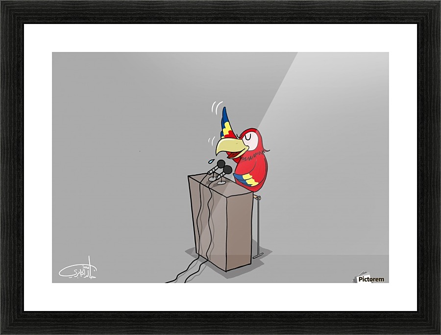 The Speech Picture Frame print