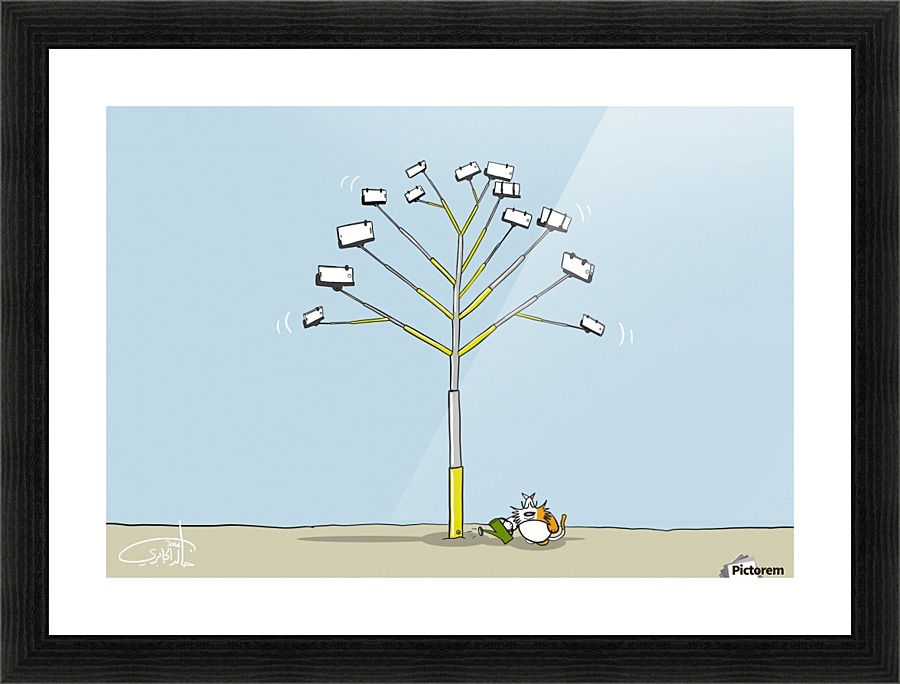 Selfie Tree Picture Frame print