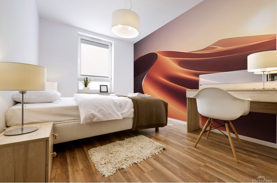 Dramatic Desert Dunes  Mural print