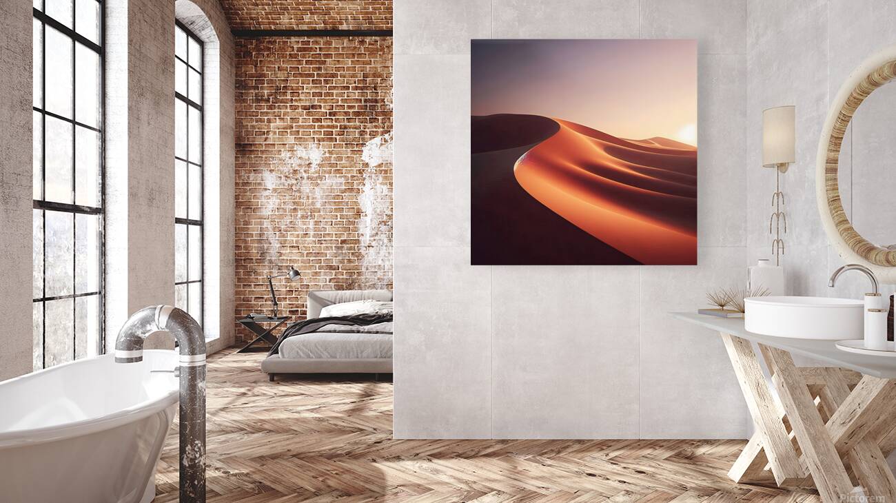 Dramatic Desert Dunes  Reproduction
