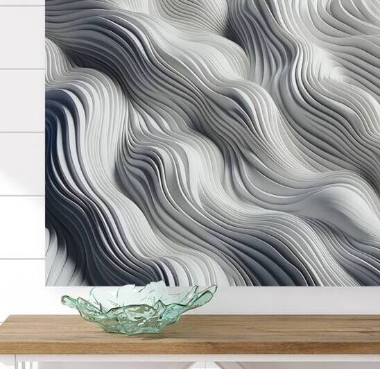 Parametric Architectural Voids - Futuristic 3D White Monoliths & Light Play by Pure Prestige