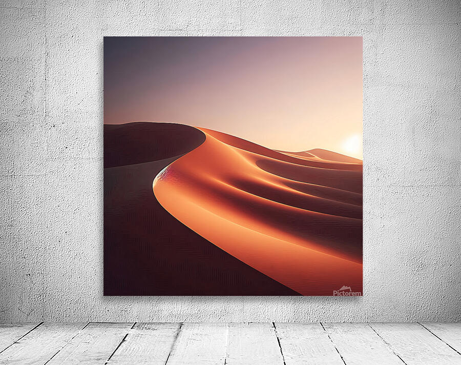 Dramatic Desert Dunes  Wall Preview