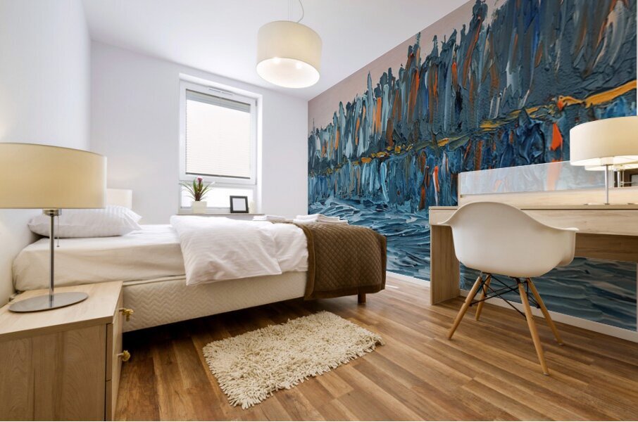 Loon Pond Mural print