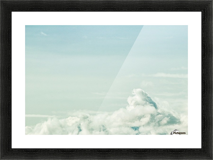 Cotton Candy Clouds Picture Frame print