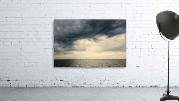 Tiny ducks under big cloud Wall Preview