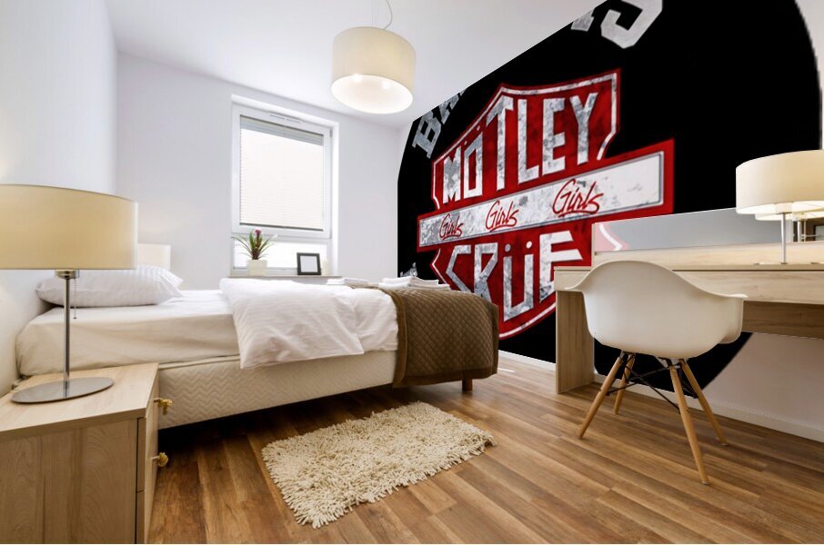 motley crue 21 Mural print